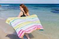Rainbow Ripples Towel SECONDS