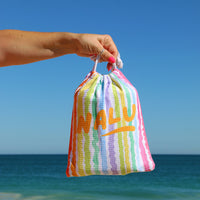 Rainbow Ripples Towel SECONDS