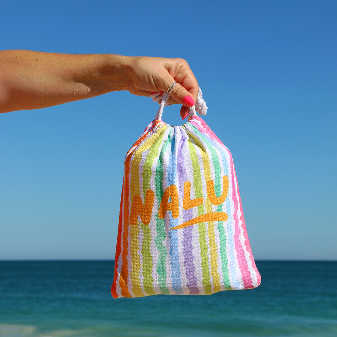 Rainbow Ripples Towel SECONDS