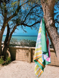 Rainbow Ripples Towel SECONDS