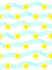 Sunny Waves Towel SECONDS