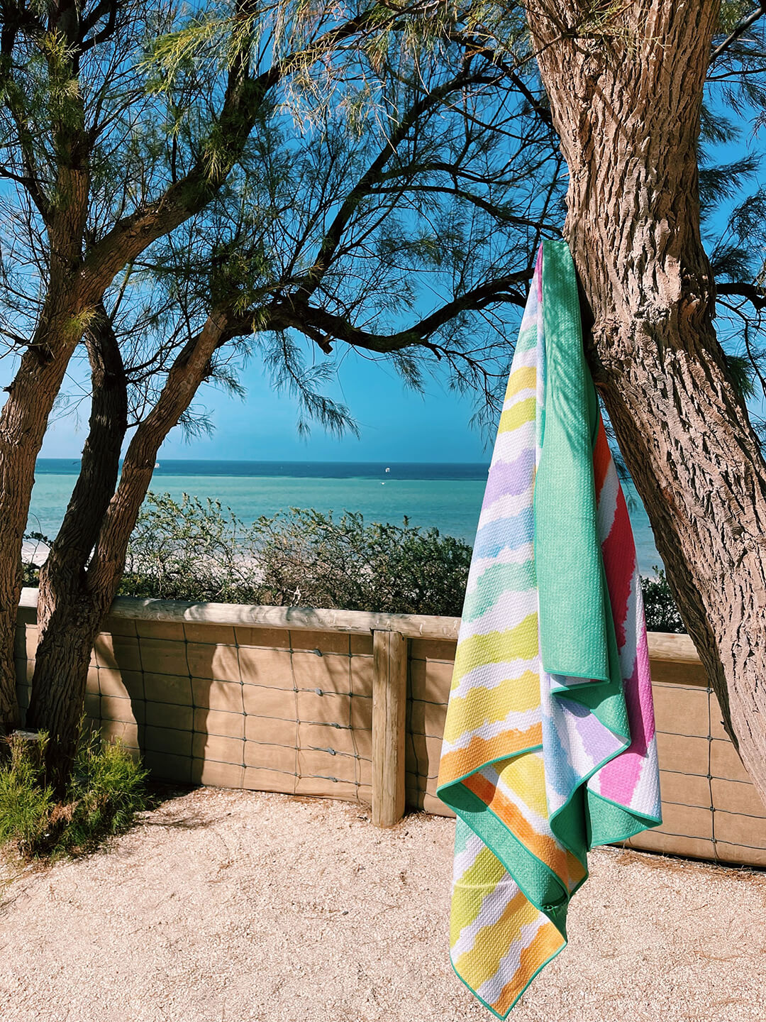 Rainbow Ripples Towel