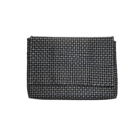 Black & Silver 15" Eco-Friendly Laptop Sleeve