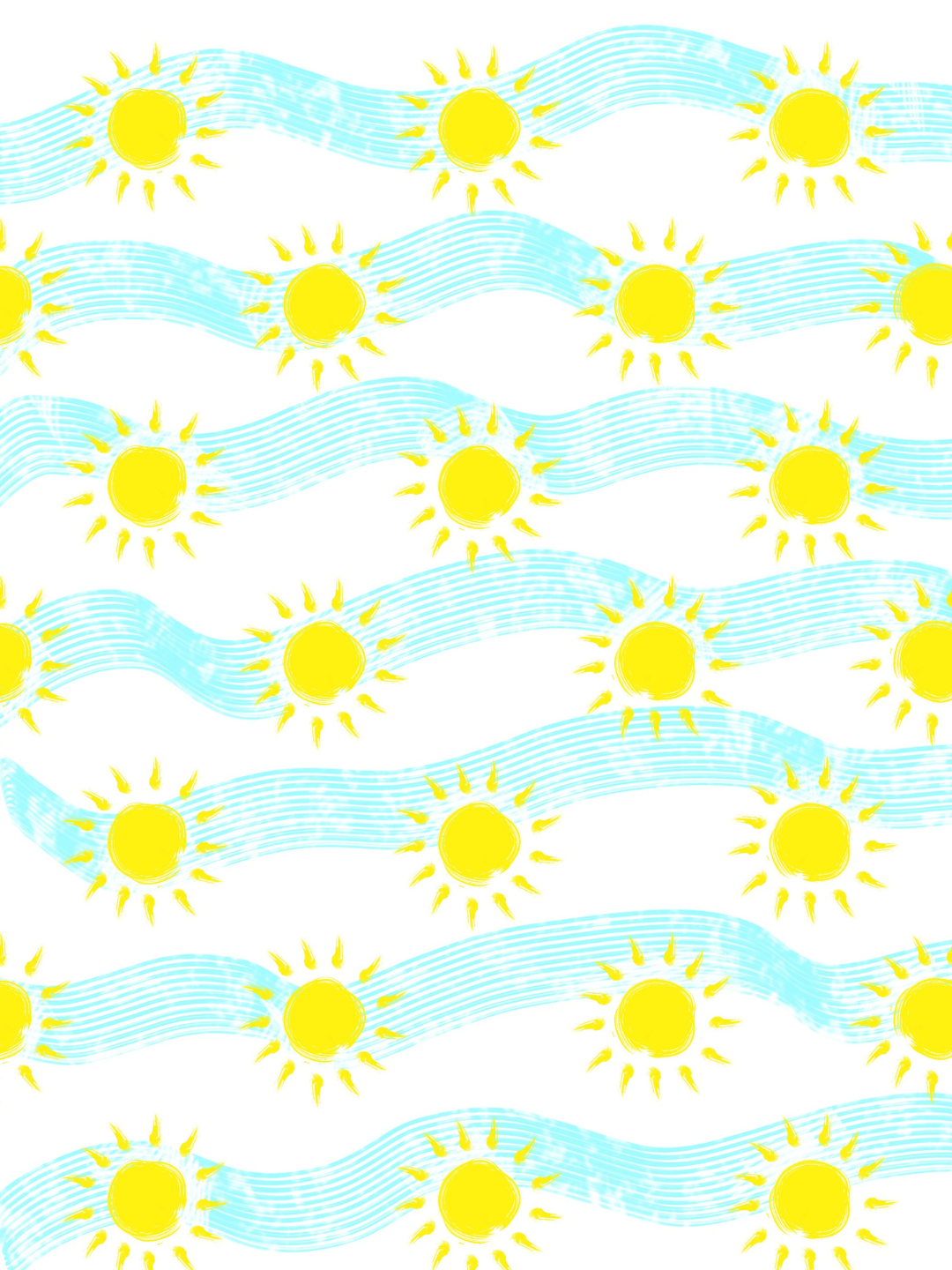 Sunny Waves Towel