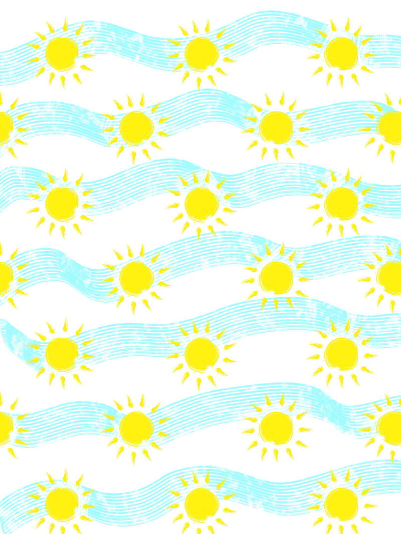 Sunny Waves Towel